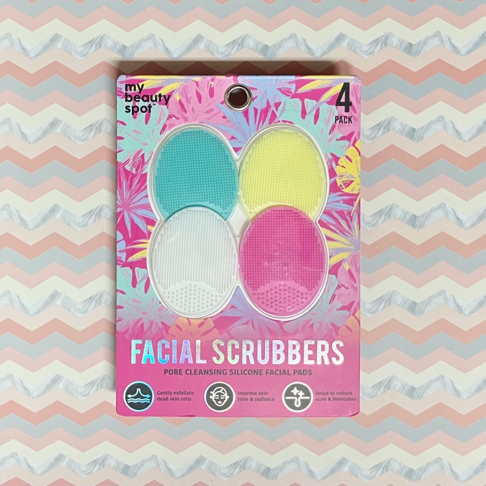 Facial Scrubbers - 4 Pack Silicone Pads
